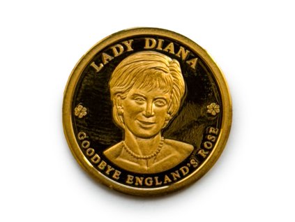 Zlatý dukát Lady Diana 1997 proof