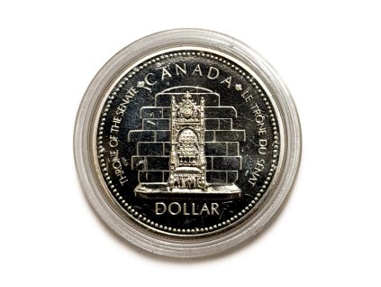Stříbrný 1 Dollar – Silver Jubilee, 1977 Kanada