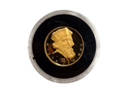 Zlatá medaile Mistr Jan Hus proof