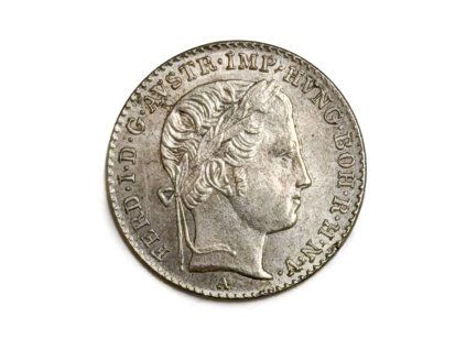 Stříbrný 3 Krejcar 1847 A Ferdinand V.