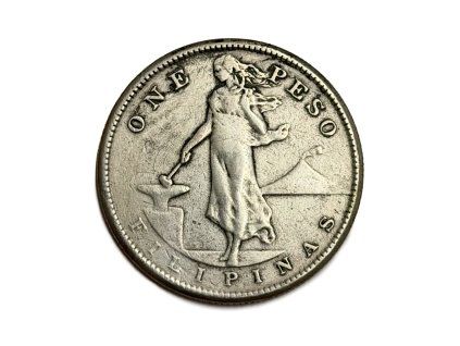 Stříbrné 1 Peso, 1909 S Filipíny