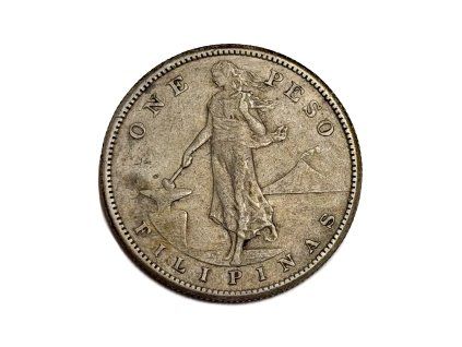Stříbrné 1 Peso, 1907 S Filipíny