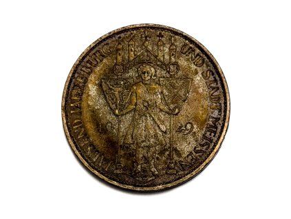 Stříbrná 3 Mark – Meissen, 1929 E Německo