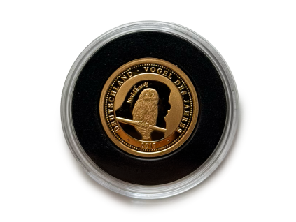 Zlatá medaile – Sýček, 2017 Německo proof