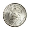 Stříbrná 50 Koruna – V. I. Lenin, 1970 ČSSR BK