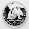 Stříbrných 500 Korun – Národní park Slovenský kras, Slovensko 2005 proof