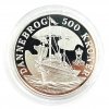 Stříbrná 500 Koruna Margrethe II. – Dannebrog, 2008 Dánsko PP
