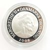 Stříbrná 500 Koruna Margrethe II. – Dannebrog, 2008 Dánsko PP