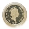 Stříbrný 10 Dollars Slon, 1990 Cookovy ostrovy proof