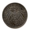 Stříbrná 2 Mark, Wilhelm II. 1907 A Německá říše