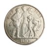 Stříbrná 100 Koruna 1955 ČSR – var. B (tupé JB)