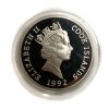 Stříbrný 10 Dollars – Nicolaus Copernicus, 1992 Cookovy ostrovy proof