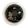 Stříbrný 10 Dollars – Nicolaus Copernicus, 1992 Cookovy ostrovy proof