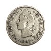 Stříbrný 25 Centavos, 1947 Dominikánská republika
