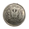 Stříbrné 1/2 Peso, 1937 Dominikánská republika