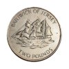 Stříbrné 2 Pounds – Bailiwick of Jersey, 1972 Normandské ostrovy