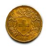 Zlatý 20 Francs, 1927 B Švýcarsko