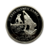 Stříbrná medaile – olympiáda Atlanta, kánoistika 1996 proof