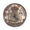 Stříbrné 5 Pesetas, 1885 Španělsko
