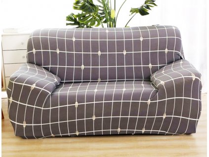 Sada potahů na pohovku elastická  - Šedá