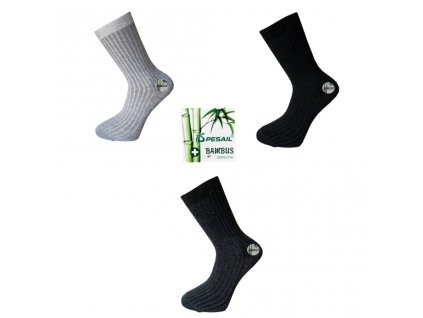 Pánské zdravotní ponožky s bambusovým vláknem Pesail - 3pár