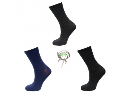 Pánské sportovní ponožky - Mix barev (Balení/3 páry)