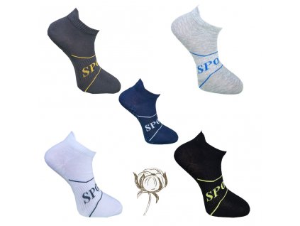 Pánské bavlněné ponožky sport ( 5 párů v balení )