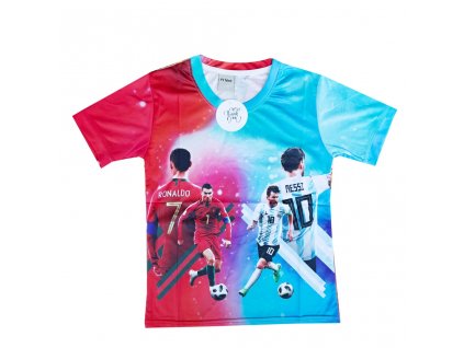 Fotbalový dres tričko - Messi č. 10 a  Ronaldo č. 7