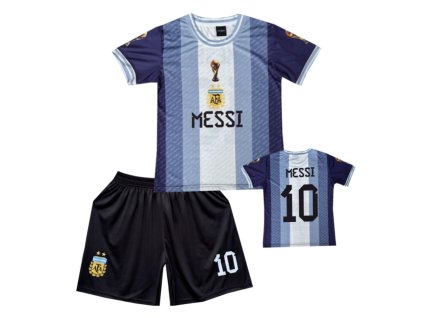 Dětský fotbalový dres Komplet - Lionel Messi 10 Cup