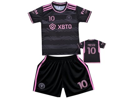 Dětský fotbalový dres Komplet -  Inter Miami Black Messi