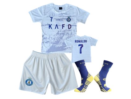 Dětský fotbalový dres + fotbalové ponožky Al Nassr FC - Cristiano Ronaldo CR7 Aroya