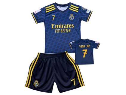 Premium dětský fotbalový dres komplet FC Real Madrid - Vinic JR7 Fly Better