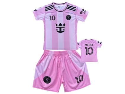 Premium dětský fotbalový dres Komplet Inter Miami CF 25/26 - King Messi 10