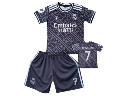 Premium dětský fotbalový dres Komplet Real Madrid FC - Cristiano Ronaldo.CR7 Fly Better