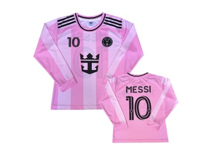 Dětské fotbalové tričko s dlouhým rukávem Inter Miami 25/26 - Lionel Messi MJ10