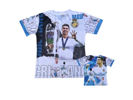 Dětské fotbalové tričko Real Madrid CV1 - Cristiano Ronaldo CR7 (Fry Better)