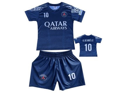 Premium dětský fotbalový dres Komplet Paris Saint - Germain FC - Ousmane Dembélé 10