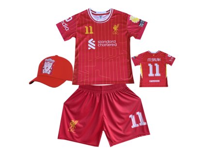 Premium dětský fotbalový dres + fotbalová kšiltovka Liverpool FC 30721 - Mohamed Salah 11