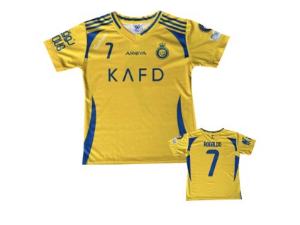 Premium dětský fotbalový dres tričko Al Nassr 30736 - Cristiano Ronaldo CR7