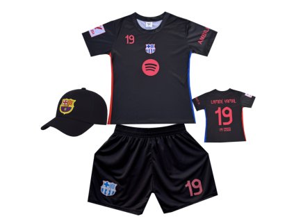 Premium dětský fotbalový dres + fotbalová kšiltovka Barcelona FC 30739 - Lamine Yamal 10