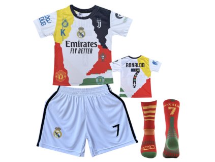 Premium dětský fotbalový dres + fotbalové ponožky - Ronaldo CR7