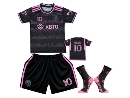 Dětský fotbalový dres + fotbalové ponožky Inter Miami FC - Lionel Messi.Č10(XBTO)