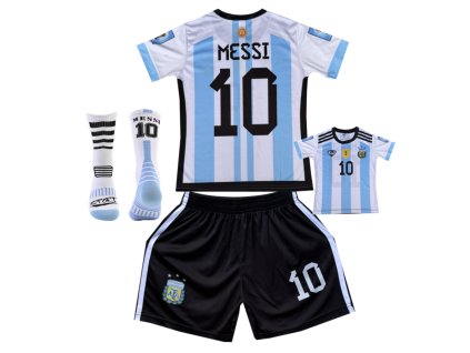 Dětský fotbalový dres + fotbalové ponožky - AFA Messi MJ10