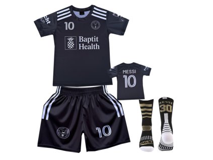 Premium dětský fotbalový dres Komplet + fotbalové ponožky  Inter Miami CF Academy - Messi MJ10