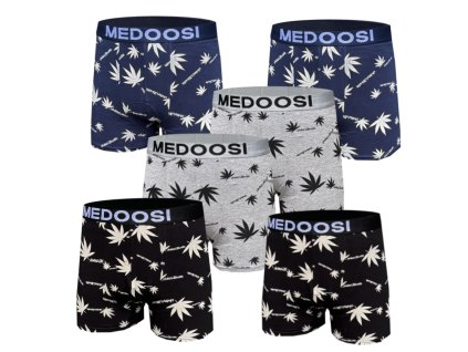 Pánské bavlněné boxerky - Medoosi MS01 ( 6ks v balení )