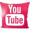 Povlak na polštáře na červenábtube