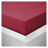 Jersey prostěradlo vínová