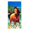 Plážová osuška - Kůň, (70 x 140 cm )