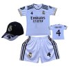 Premium dětský fotbalový dres + fotbalová kšiltovka Real Madrid - Sergio Ramos.Č.04