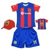 Dětský fotbalový dres + fotbalová kšiltovka Barcelona FC - Neymar JR 11